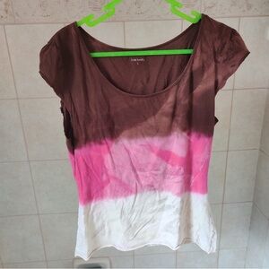 Kate Landry tri colored shirt